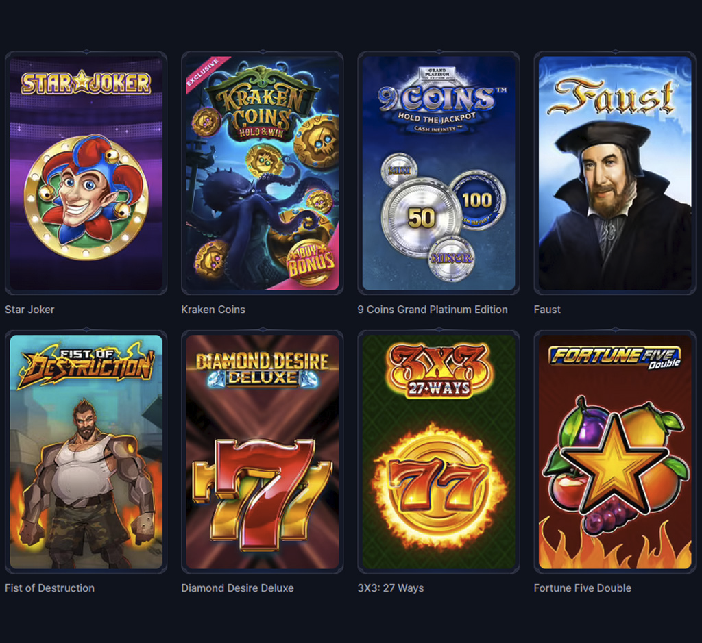 Cazeus slots on desktop